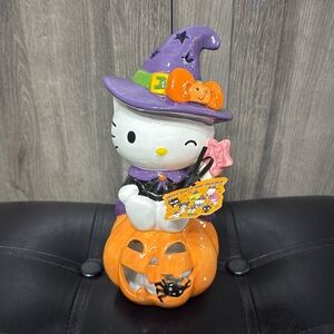 Blue Sky Clayworks Hello Kitty Witch On Halloween Pumpkin Heather Goldminc